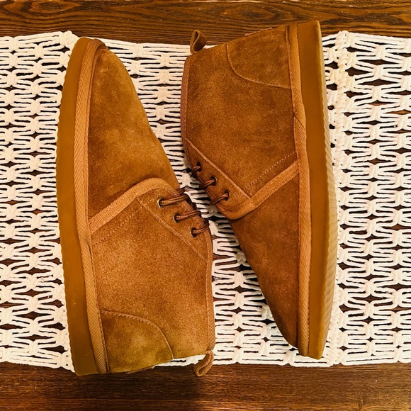 LUGZ - Mens Shearling Lined Suede Boots - Size 10 - Picture 4 of 10